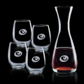25 Oz. Bishop Carafe w/ 4 Stanford Wine Glass